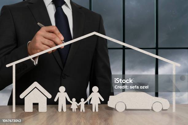 Life Insurance Stock Photo - Download Image Now - Insurance Agent, Insurance, General - Military Rank