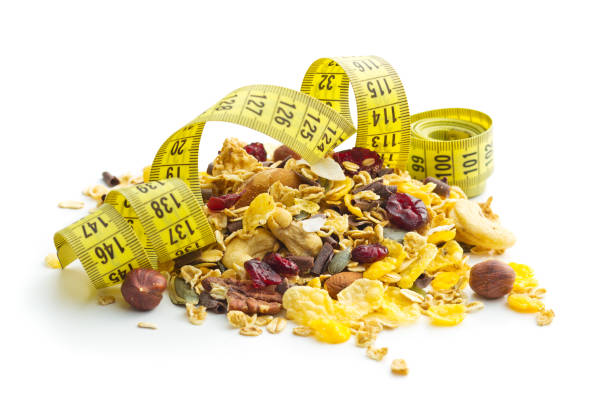 istock Tasty homemade muesli with nuts 1047681088