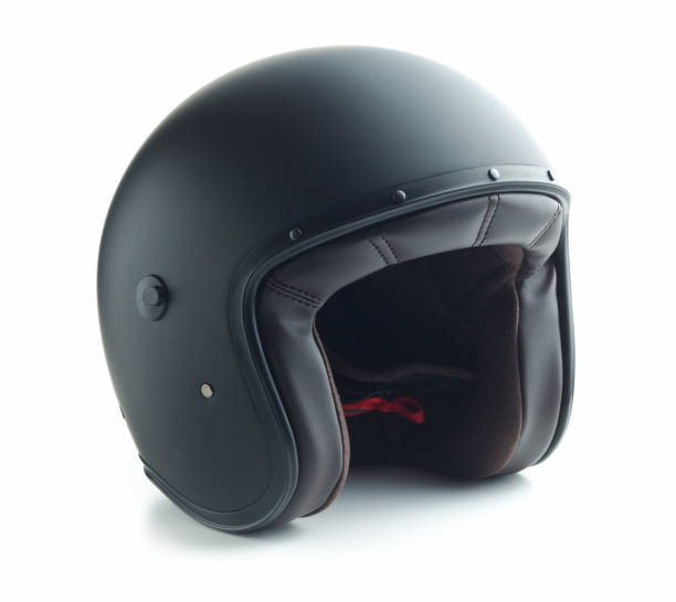 черный мотоциклетный шлем - helmet helmet visor protection black стоковые фото и изображения