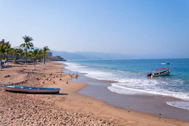 relaxing on the beach in Puerto Vallarta