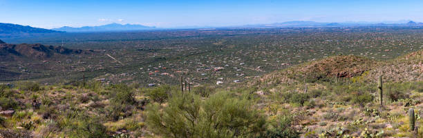 Tucson Arizona looking from Mt Lemmon
