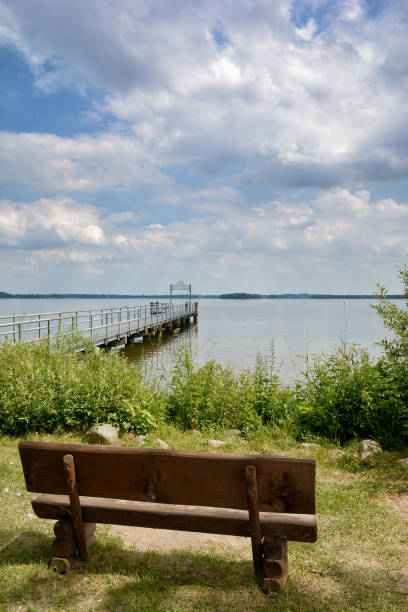 istock landing Stage at Lake Grosser Ploener See,Germany 1047684672