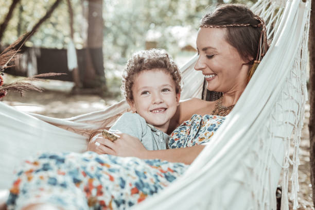 istock Loving young mother hugging her sweet son 1047690558