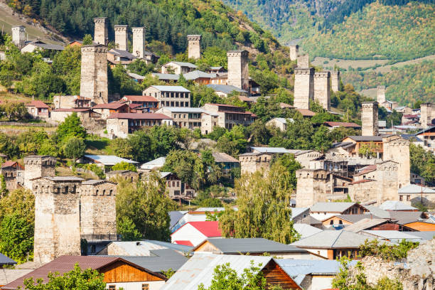 istock Mestia in Georgia 1047693316