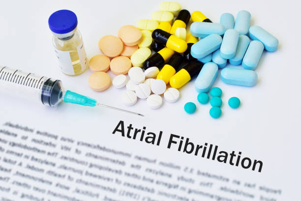 fármacos para el tratamiento de la fibrilación auricular - fibrillation fotografías e imágenes de stock
