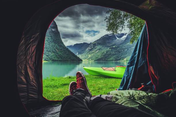 istock Scenic Tent Spot in Norway 1047693830