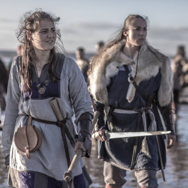 istock Female viking couple 1047698730