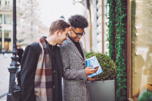 istock Friends are taking a selfies with Christmas presents 1047699010