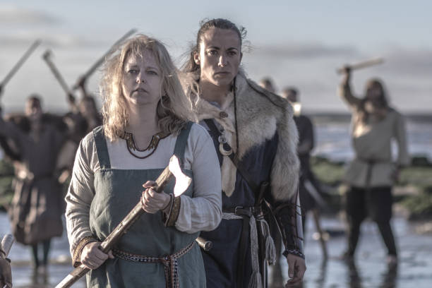 istock Female viking couple 1047699014