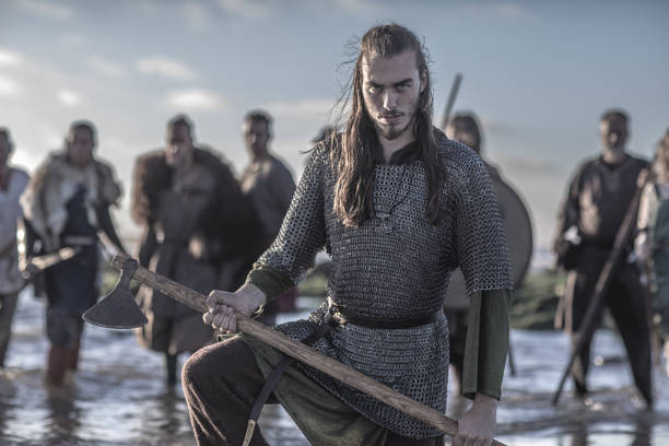 istock Viking in the sea 1047699252