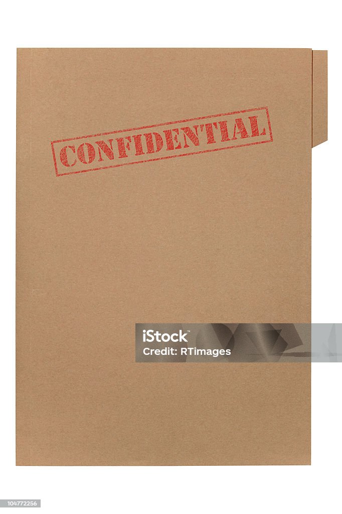 Confidencial de archivo - Foto de stock de Archivo libre de derechos