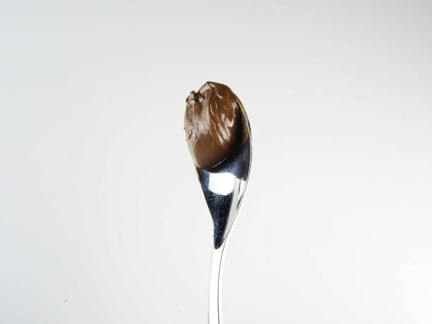 istock Chocolate and hazelnut fudge on a spoon 1047728002