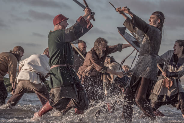 istock Vikings in the sea 1047728518