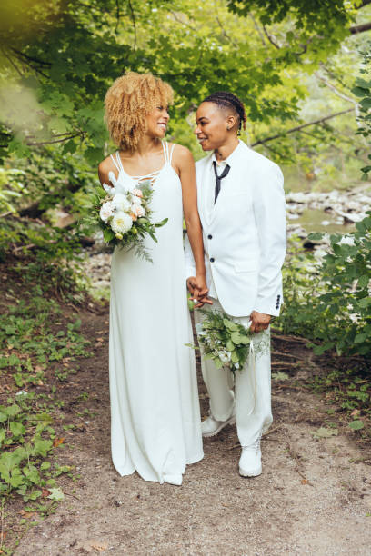 istock Wedding day , LGBTQ couple 1047728990