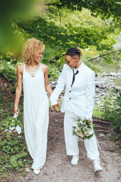 istock Wedding day , LGBTQ couple 1047728992