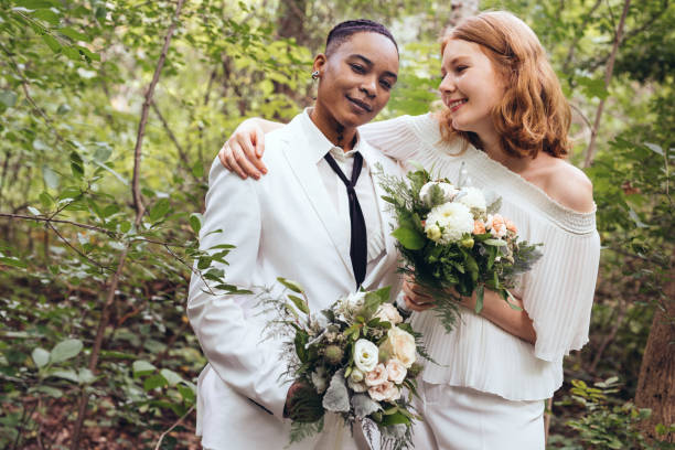 istock Wedding day , LGBTQ couple 1047729004