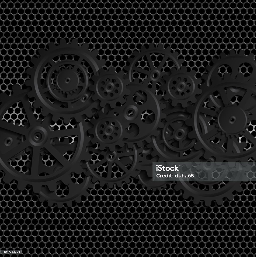 Abstract Mechanical Pattern Abstract Mechanical Background Stock Illustration - Download Image Now ...