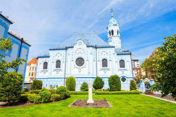 istock Blue Church in Bratislava 1047743492