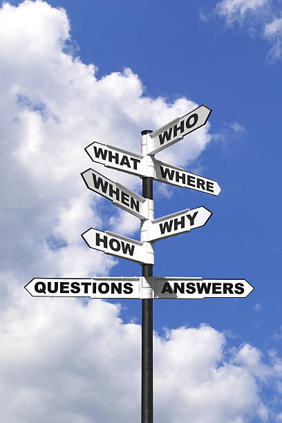 istock Questions and Answers signpost vertical 104774354