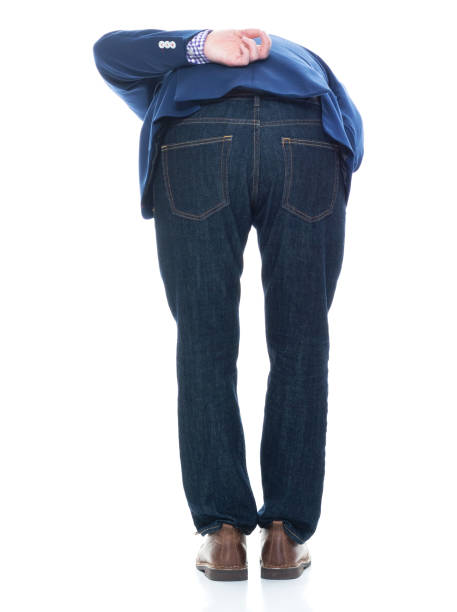 istock Rear view of businessman bowing 1047756282