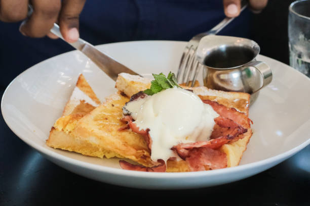 French Toast with Bacon for Breakfast