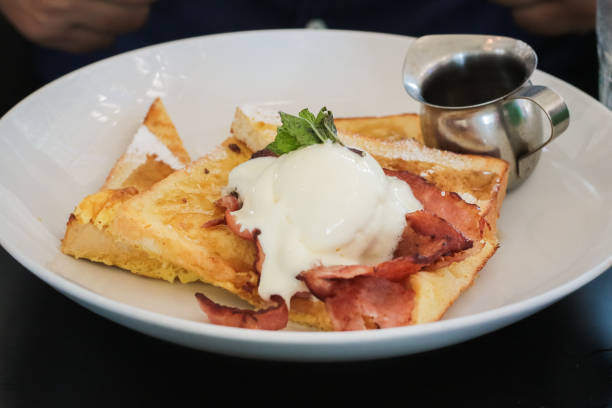 istock French Toast with Bacon for Breakfast 1047756962