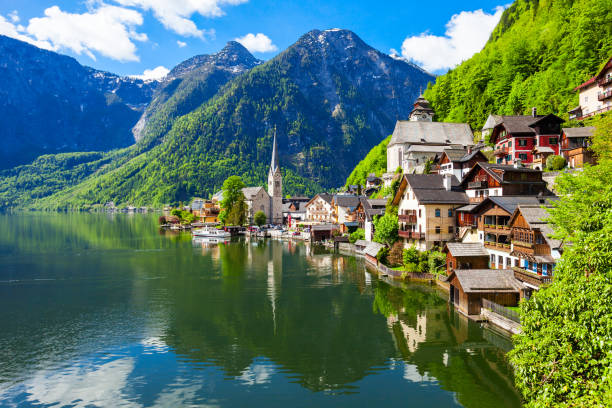 istock Hallstatt old town, Austria 1047759674