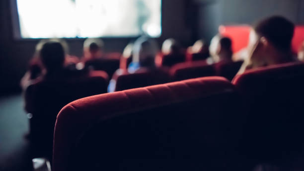Small movie theater Small movie theater spectator stock pictures, royalty-free photos & images