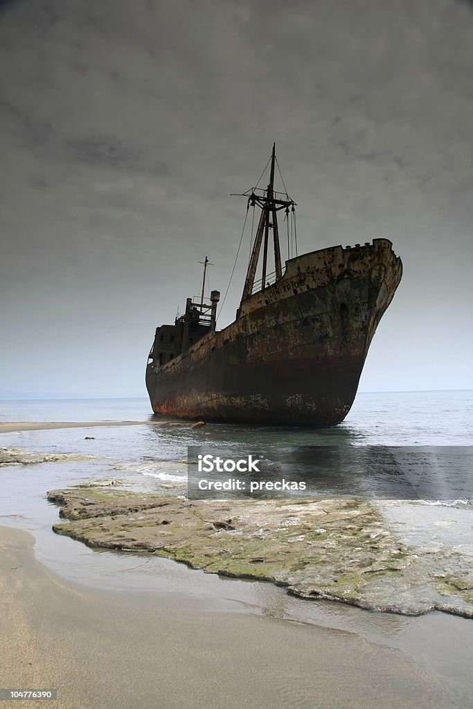 La Grèce, Shipwreck - Photo de S'enfoncer libre de droits