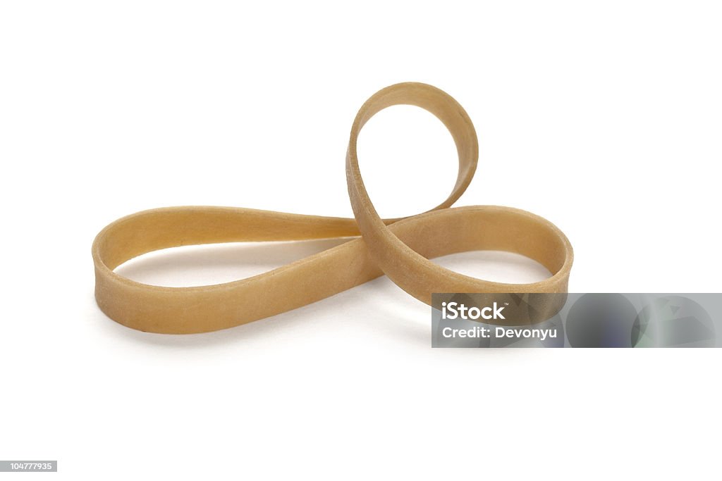 Rubber Band Rubber Band with white background Rubber Band Stock Photo