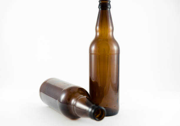 istock Bottles of beer isolated against a white background 1047788464
