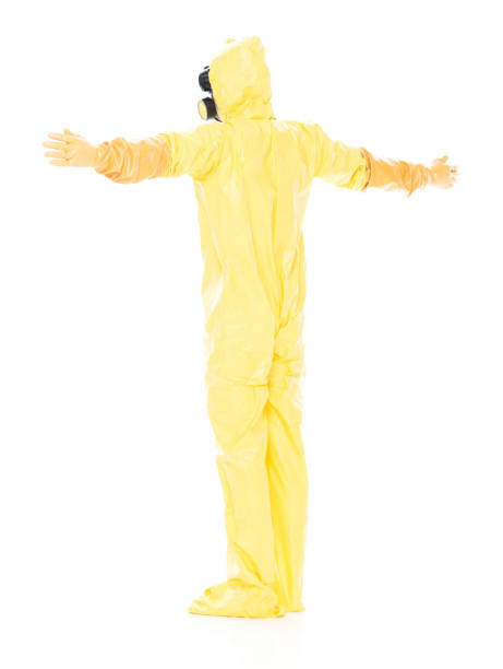 istock Man in protective clothing with arms outstretched 1047791496