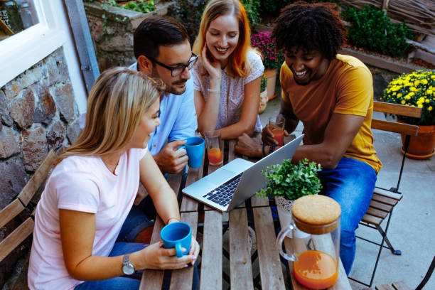 istock Group of young people hanging out 1047792274