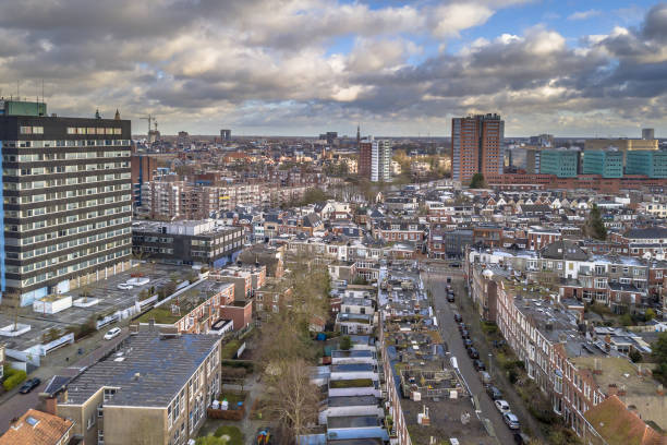 istock Aerial view over Groningen south 1047792736
