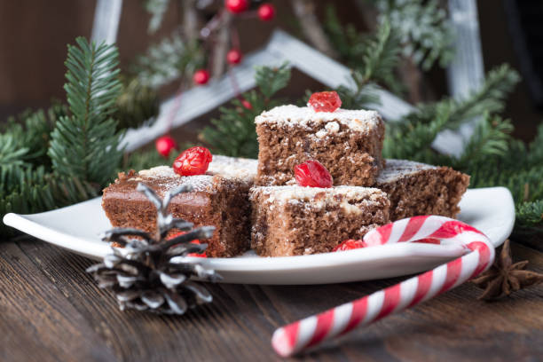 istock Chocolate christmas brownies 1047798842