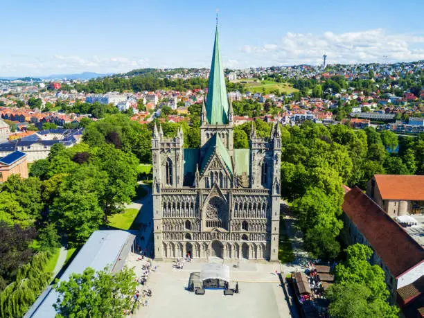Nidaros Cathedral or Nidarosdomen or Nidaros Domkirke is a Church of Norway cathedral located in the city of Trondheim, Norway