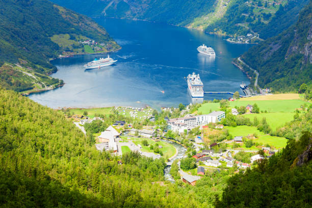 istock Geiranger at Geirangerfjord, Norway 1047805212