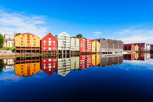istock Old houses in Trondheim 1047805390