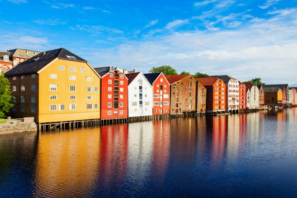 istock Old houses in Trondheim 1047805426