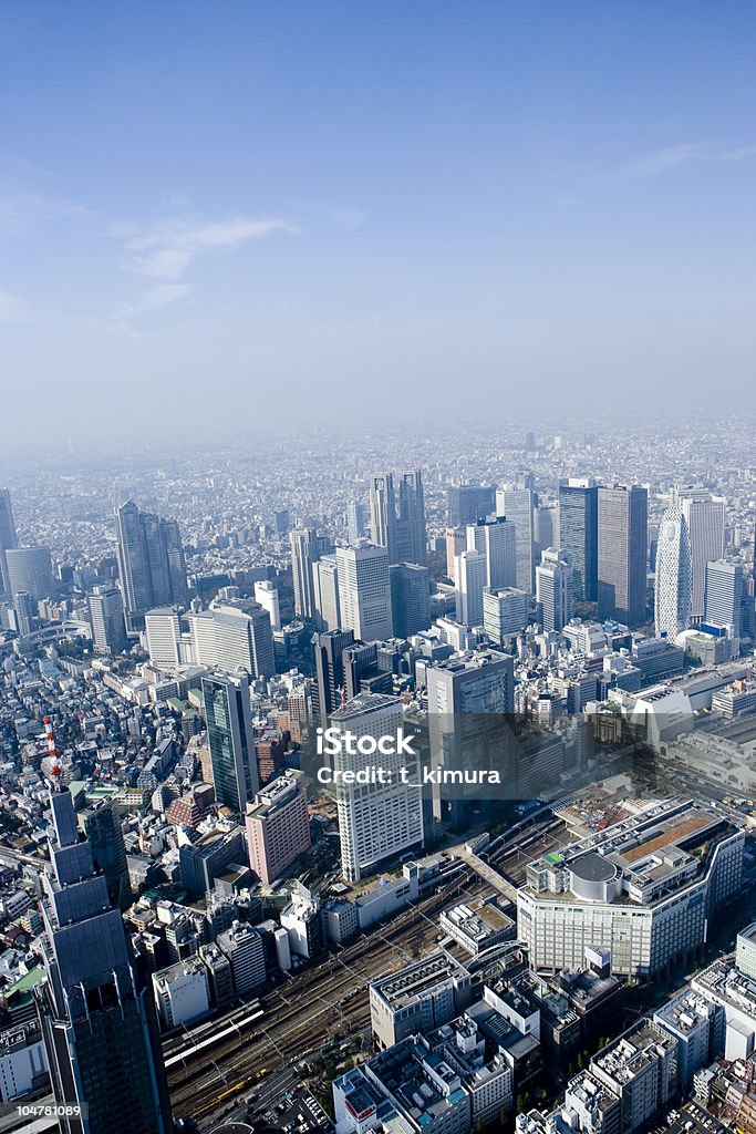 上空から見た東京 - アジア大陸のロイヤリティフリーストックフォト