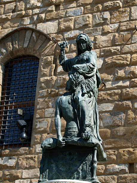 istock Florence - The statue of Judith and Holofernes. 104781140