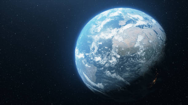 istock Ultra Realistic Earth from Space 3d illustration 1047833700