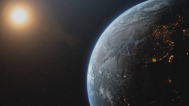 istock Ultra Realistic Earth from Space 3d illustration 1047834546