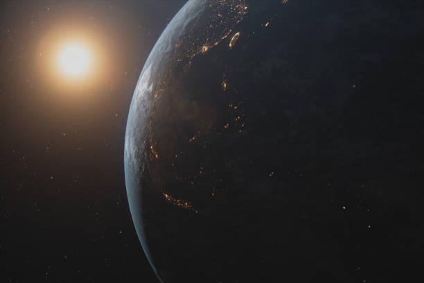 istock Ultra Realistic Earth from Space 3d illustration 1047835296