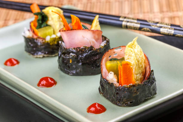 istock Korean delicacy called Kimbab. 1047868838