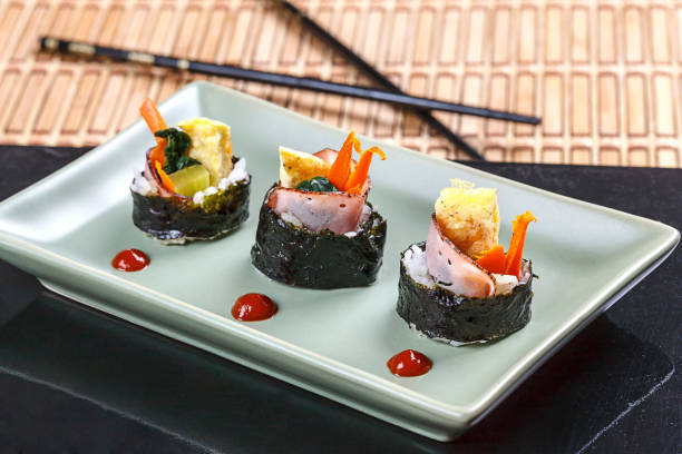 istock Korean cuisine called Kimbab. 1047868854