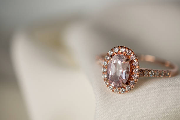 istock Jewelry wedding diamond ring close up 1047876446