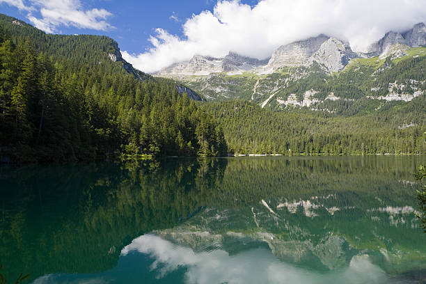 istock Lago Tovel, Italy 104787881