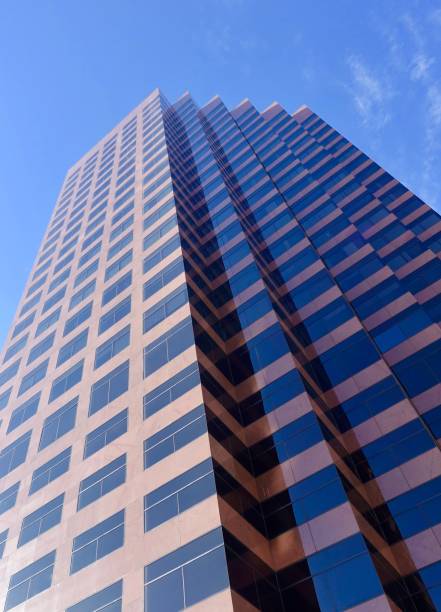istock Skyscrapers with Vertical Line Exteriors 1047880000