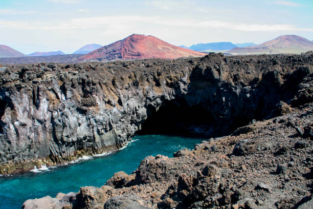 Los Hervideros in Lanzarote, Canary Islands